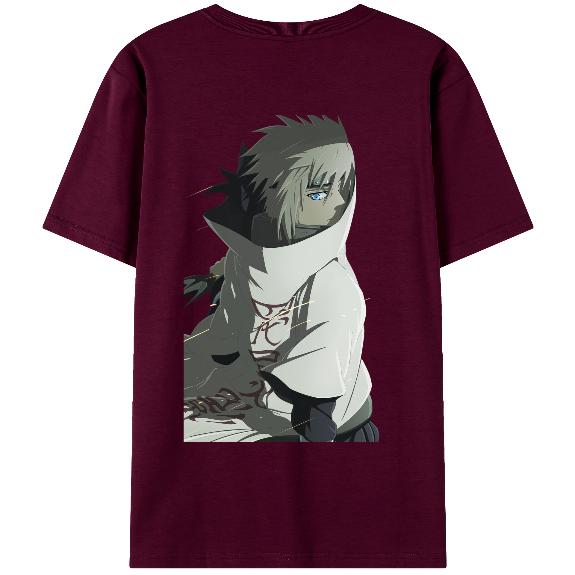 （画像用） NARUTO -ナルト- 波風 ミナト Namikaze Minato レディース半袖Tシャツ(バックプリント)